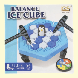 Balance-Eiswürfelspiel