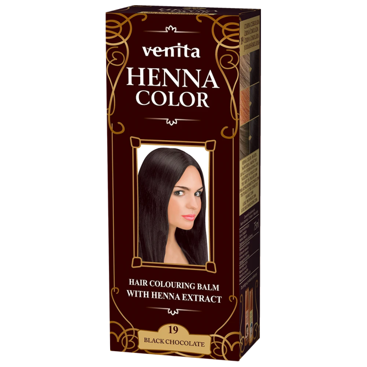 Farbbalsam Henna Color schwarze Schokolade №19 75 ml