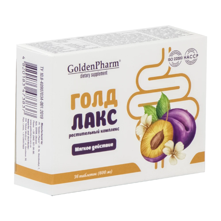 GOLDLAX Golden Pharm, 36 Tabletten.