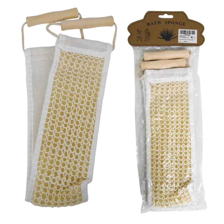 Sisal-Schwamm 61 x 10 cm mit Holzgriff