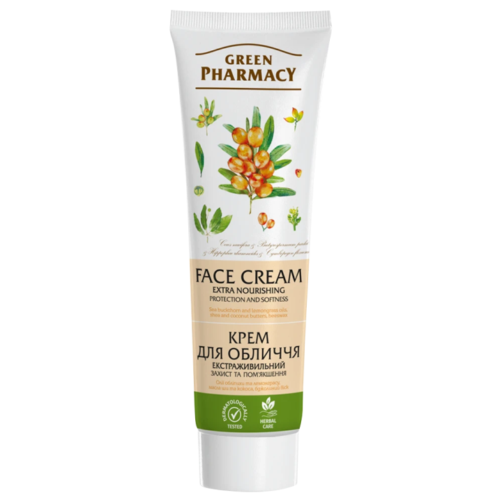 Gesichtscreme Grüne Apotheke extra nahrhafte, 100 ml