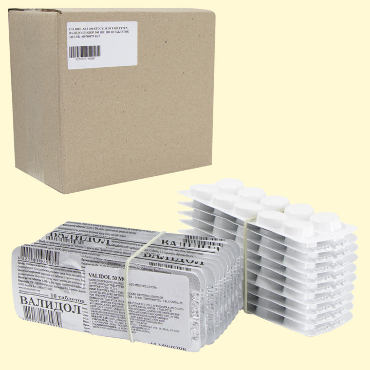 VALIDOL-SET 100 St je 10 Tab