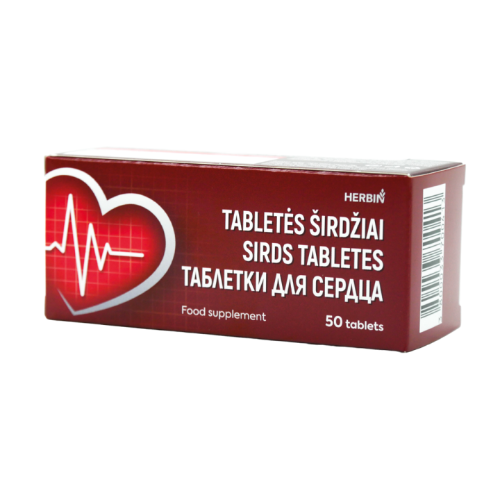 Harbin heart support tablets, 50 capsules