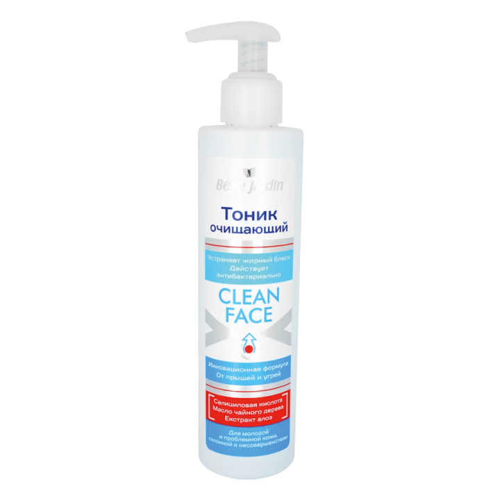 Belle Jardin Gesichtsreinigungs-Tonic – Antibakteriell, 250 ml