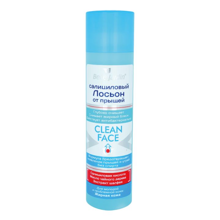 Belle Jardin Salicylic Acne Lotion with Sage Extract for Oily Skin, 150 ml