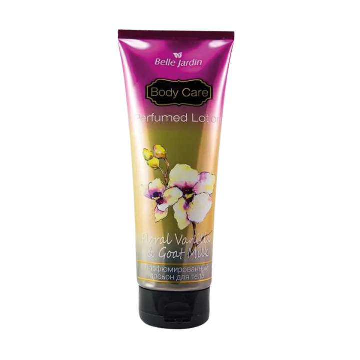 Belle Jardin Parfümierte Körperlotion mit Ziegenmilch und Vanille, 250 ml