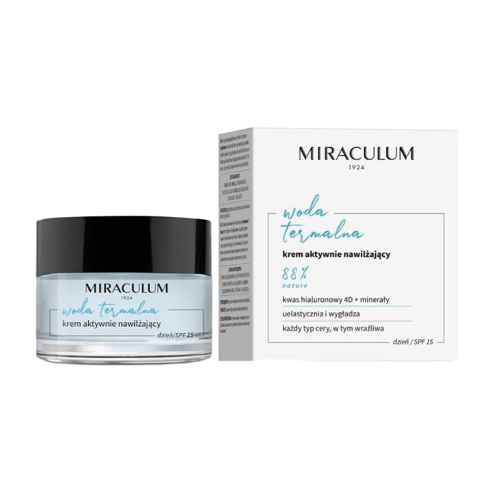 Miraculum Thermalwasser. Aktiv feuchtigkeitsspendende Creme-Maske Tag/Nacht, 50 ml
