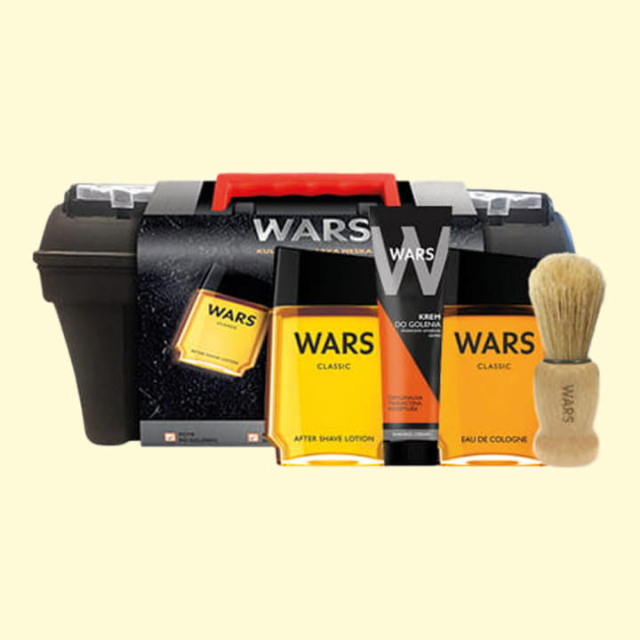 WARS Classic мужской подарочный набор косметики, 3 предмета + кисть для бритья