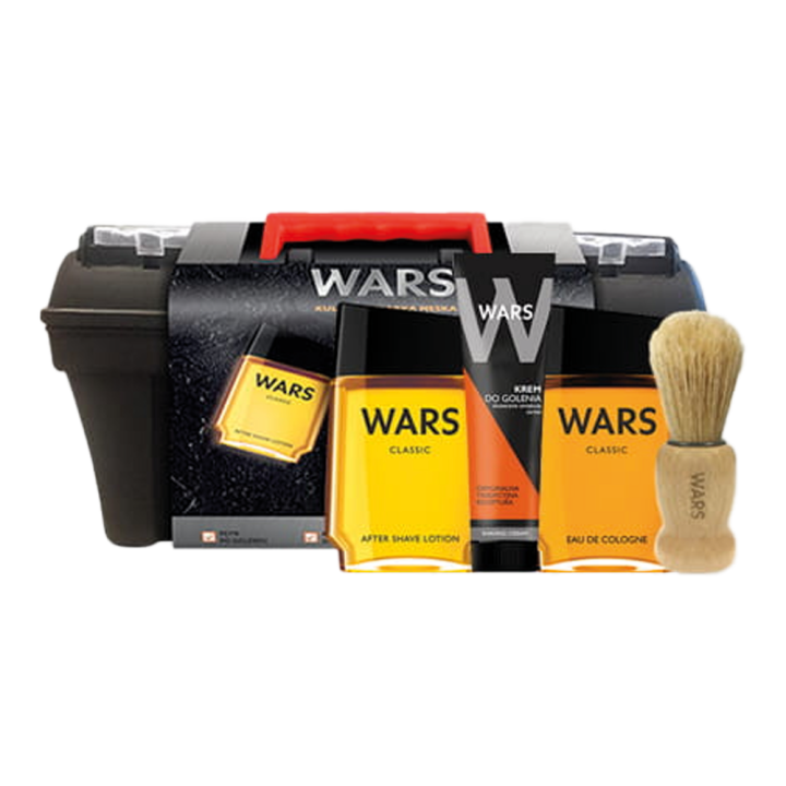 WARS Classic мужской подарочный набор косметики, 3 предмета + кисть для бритья