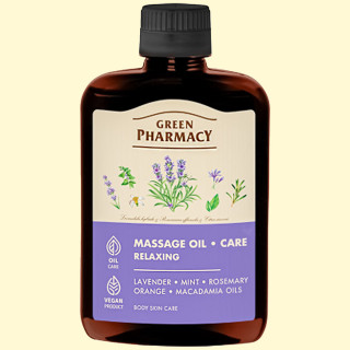 Massageöl entspannend Grüne Apotheke, 200 ml