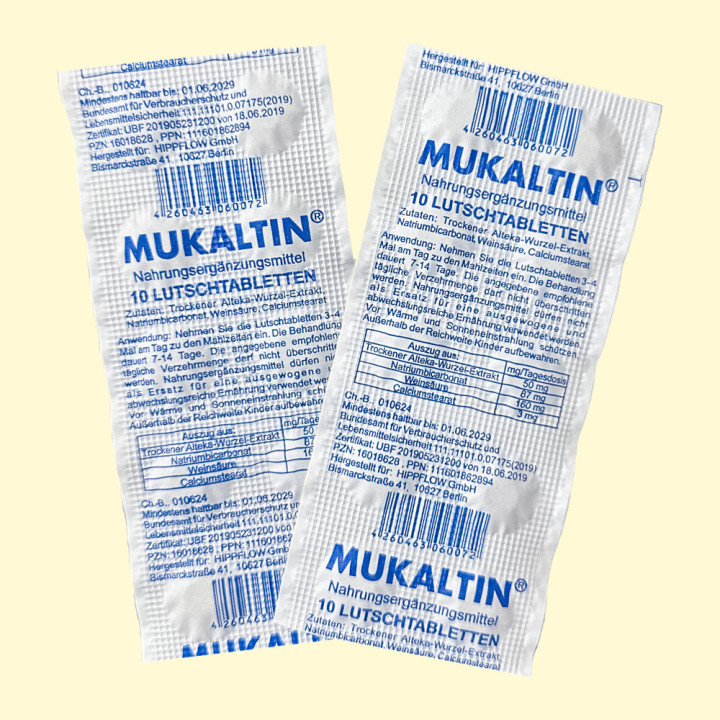 Mukaltin Nahrungsergänzungsmittel 10 Lutschtabletten Nicht zum Verkauf in MixMarkt