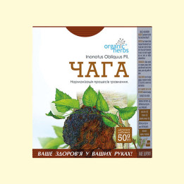 Фиточай Organic Herbs Чага (Inonotus obliquus Pil.), 50 г