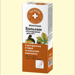 Balsam für Füße Domaschnij Doktor mit Blutegelextrakt und Rosskastanie, 75 ml *