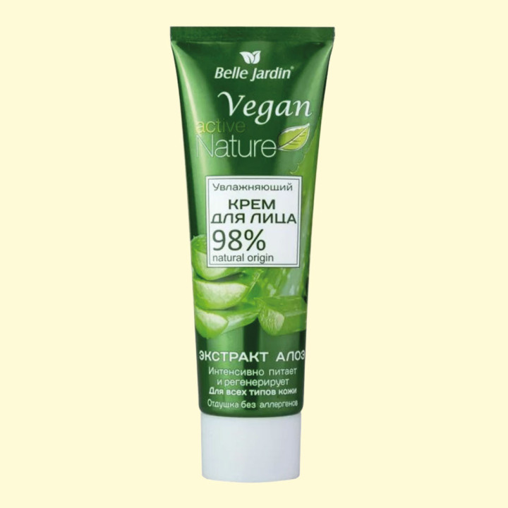 Belle Jardin Feuchtigkeitsspendende Gesichtscreme mit Aloe Vera für alle Hauttypen, 85 ml *