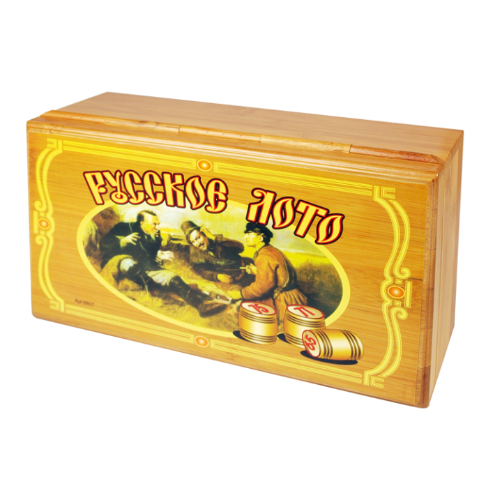 Russisches Lotto in der Holztruhe