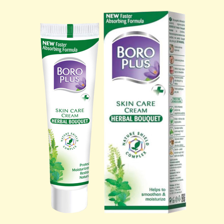 Крем для ухода за кожей HERBAL БОРОПЛЮС Букет трав, зелен., 50 мл