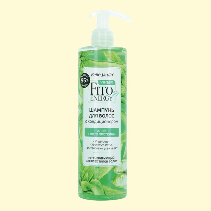 Belle Jardin Shampoo with Conditioner – Aloe and Fito Proteins, 400 ml