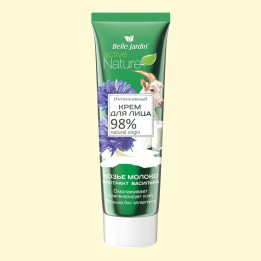 Belle Jardin Омолаживающий крем для лица с козьим молоком и экстрактом василька, 85 мл *