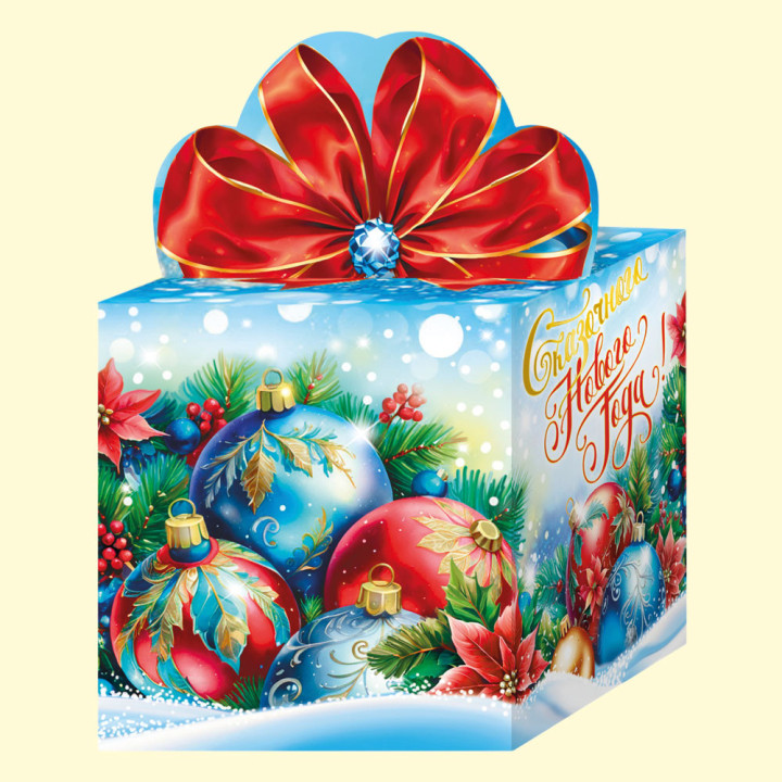Gift packaging Baubles, 400 g, Christmas packaging