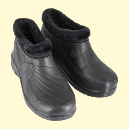 Rubber galoshes women's insulated KLEOPATRA, sizes 37-41