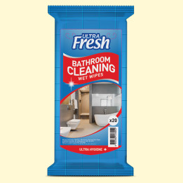 Wet wipes for bathroom cleaning ULTRA FRESH 20 pieces