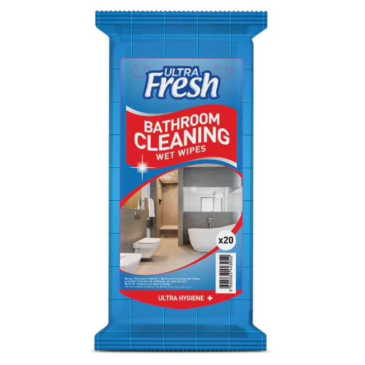 Feuchttücher für die Badezimmerreinigung ULTRA FRESH 20 Stück