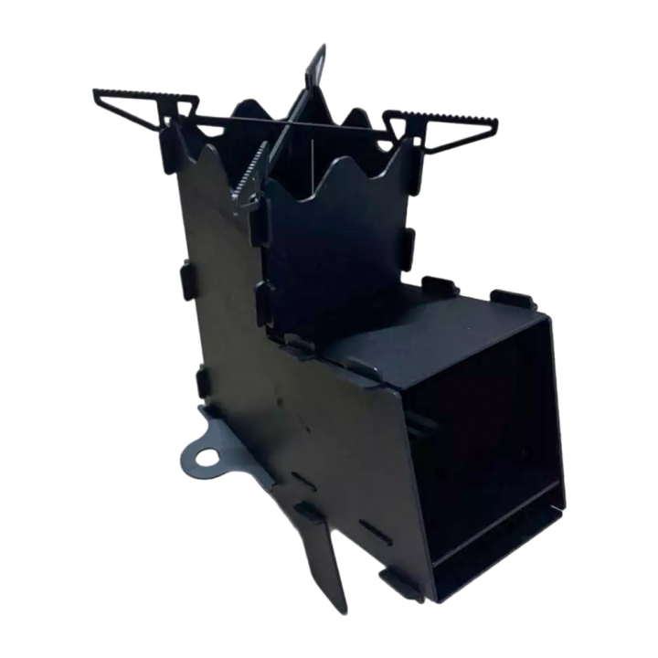 Печь ракетная разборная щепочница высота 25 x 9 x 22,4 см, сталь 2 мм