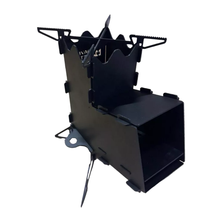 Rocket stove 25 x 9 x 22,4 cm made of 2 mm steel