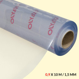 CRYSTAL transparent tablecloth 0.9 x 10 m, Thickness 1.5 mm