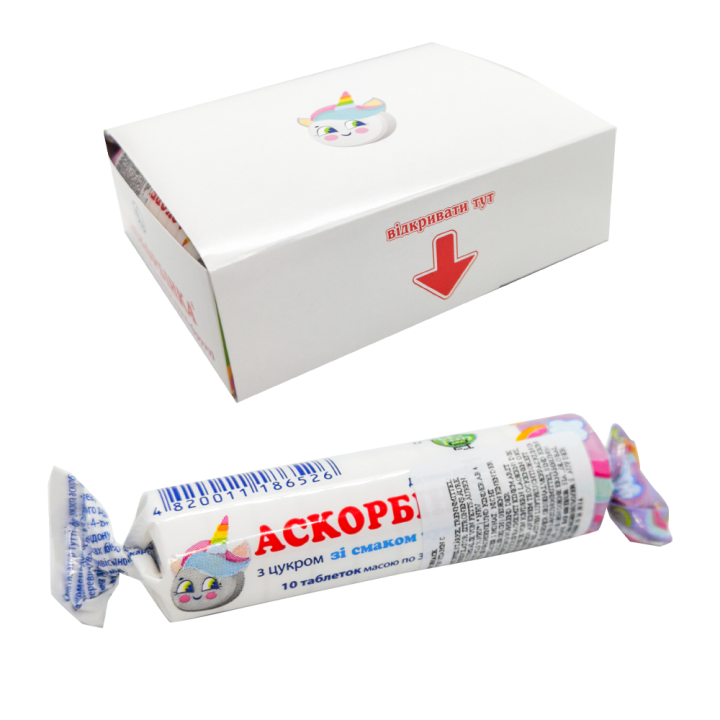 Askorbinka-KV mit Tutti-Frutti-Geschmack Tabletten 25 mg, 10 Stk