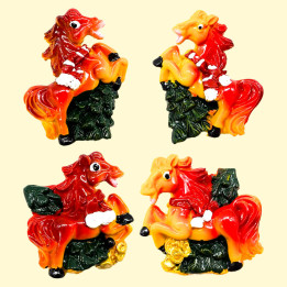 Magnet Set, 24 pcs – Year of the Horse, 5 x 5 cm