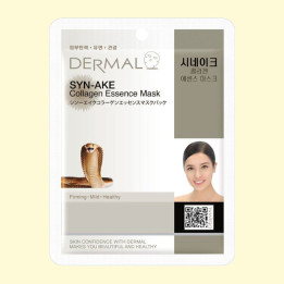 DERMAL Fabric Face Mask with Collagen and Snake Venom, 23 g
