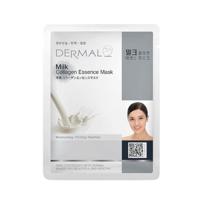 DERMAL Tuch-Gesichtsmaske mit Kollagen und Milchproteinen, 23 g