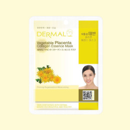 DERMAL Tuch-Gesichtsmaske mit Kollagen und pflanzlicher Plazenta, 23 g