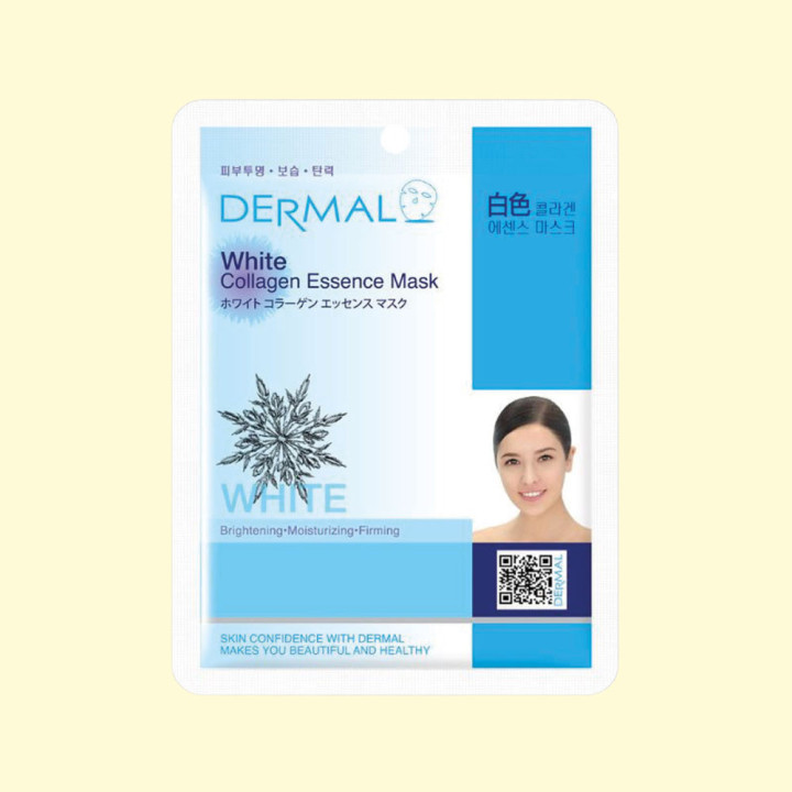 DERMAL Sheet Face Mask with Collagen and White Mulberry, 23 g