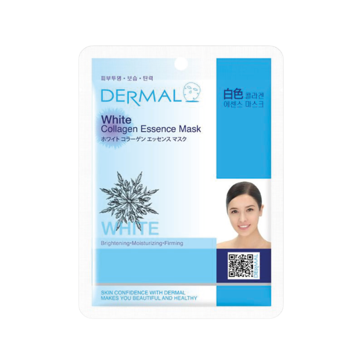DERMAL Tuch-Gesichtsmaske mit Kollagen und weißer Maulbeere, 23 g