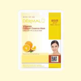 DERMAL Sheet Face Mask with Collagen and Vitamin Complex, 23 g