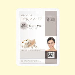 DERMAL Sheet Face Mask with Collagen and Pearl Extract, 23 g