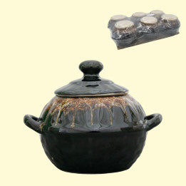 Baking Pot 0,6 L Basket (Set of 6 pots)