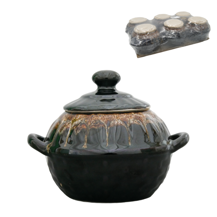 Backtopf 0,6 l Körbchen (Set mit 6 Töpfen) *