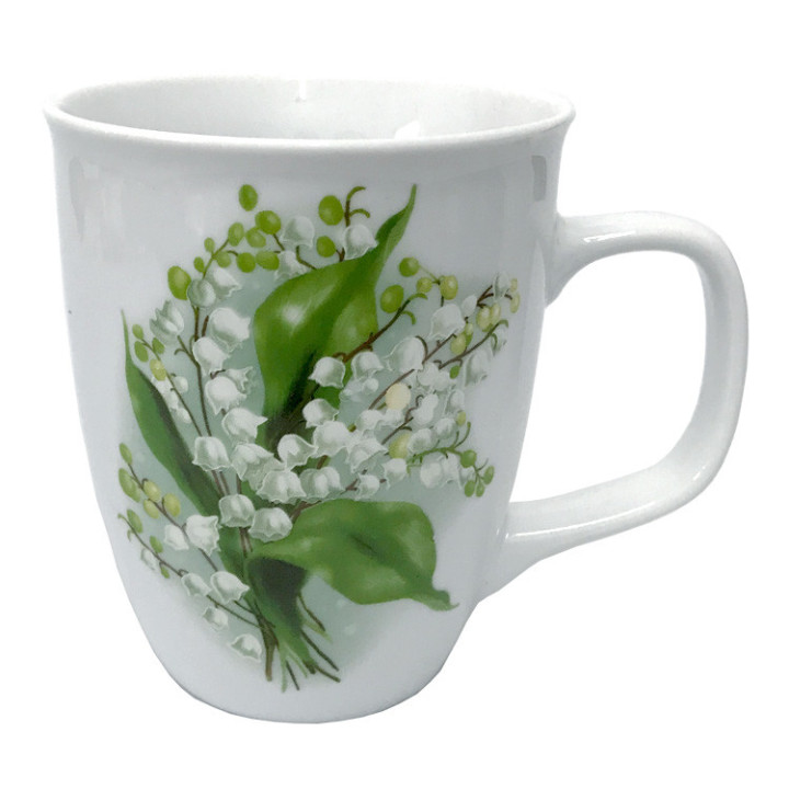 Набор кружек Ландыши (4 шт.), 0,4 л