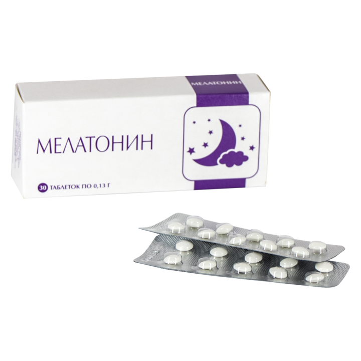 Мелатонин 30 таб по 0,13 г