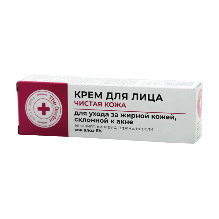 Face Cream Pure Skin Domashniy Doktor Health&Care, 30 ml