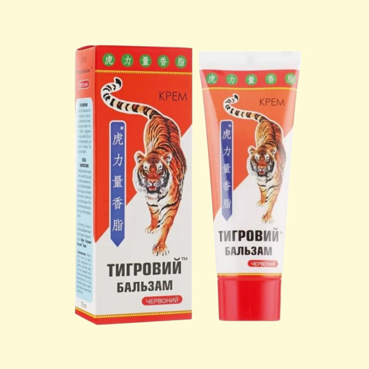 Крем-бальзам для тела Красный тигр, 75 мл *