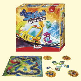 Board Game Spel Stich Rallye