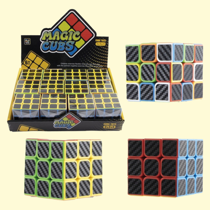 Magic Cube 5.5 cm, display box of 12 pcs