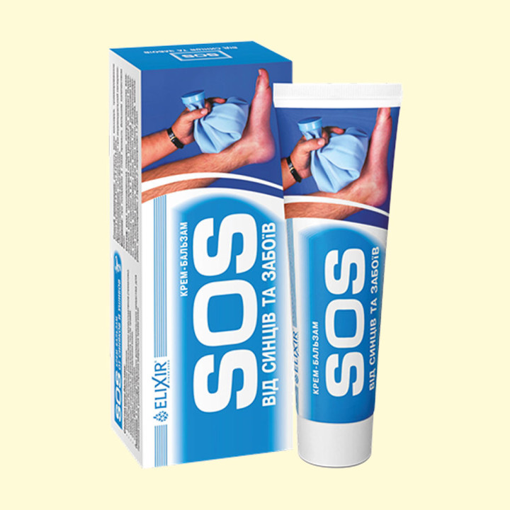 SOS-Creme-Balsam bei Prellungen und Blutergüssen, 75 ml.