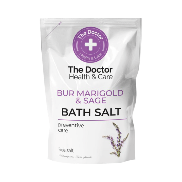 Sea Bath Salt with Calendula and Sage Extracts Home Doctor, Preventive Care, 500 g
