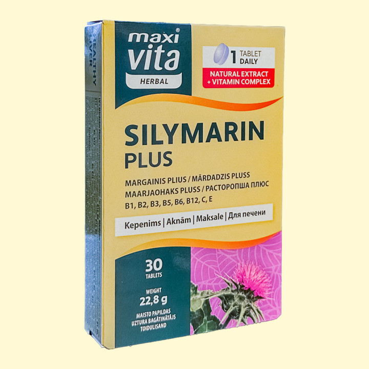 Milk thistle plus vitamins 30 tablets