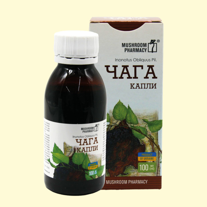 Капли Грибная Аптечка Чага, 100 мл